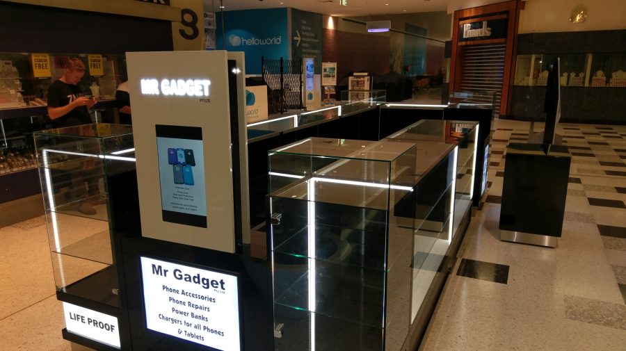 Mr Gadget, Frame less Glass Kiosk