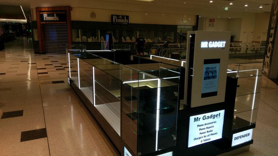 Mr Gadget, Frame less Glass Kiosk
