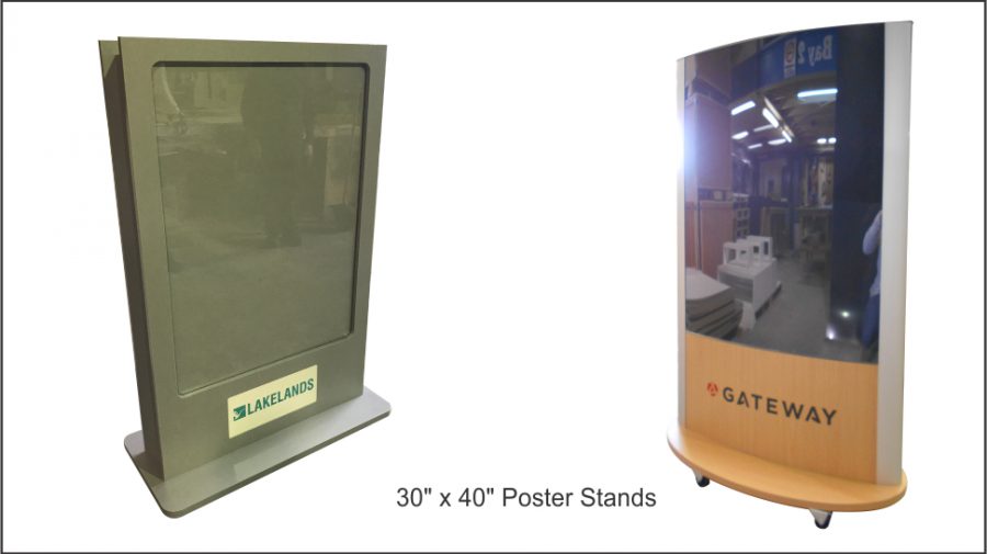 30" x 40" Poster Stands